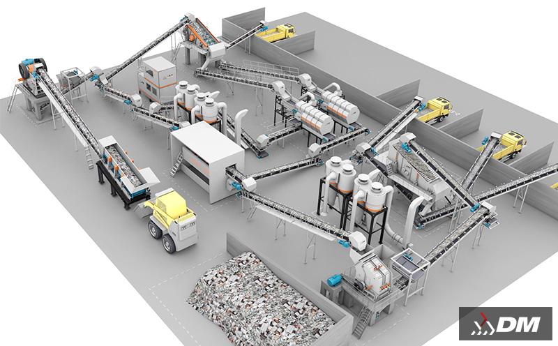 Solid Waste Treatment Plant Complete Production Line Supplier